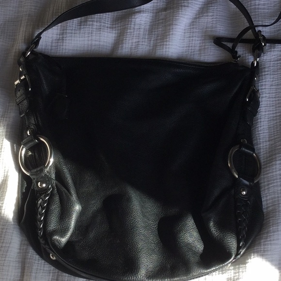 Leather black bag - Picture 1 of 3